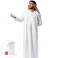 thumbnail image 4 of Traje de príncipe de Dubái para hombre, estilo árabe, con pañuelo árabe para la cabeza, ideal para cosplay y actuaciones teatrales., 4 of 7