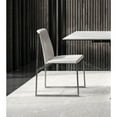thumbnail image 4 of B-Modern Eco-Leather Dining Chair in White & Stainless Steel, 4 of 5