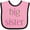 Pink and Black, variant on Inktastic Big Sister Girls Baby Bib