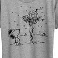 thumbnail image 3 of Peanuts - Snoopy Woodstock Igloo - Women's Short Sleeve Graphic T-Shirt, 3 of 6