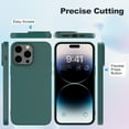 thumbnail image 6 of Liquid Silicone Case for iPhone 14 Plus Case, Full Body Protective Cover, Shockproof, Slim Phone Case, Anti-Scratch, Green, 6 of 8