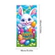 thumbnail image 3 of Decoraciones de Pascua, adornos de Pascua, regalos de Pascua, encantadora decoración de puerta de Pascua, adorable conejito con huevos de colores y feliz Pascua, decoración festiva de primavera, panca, 3 of 6