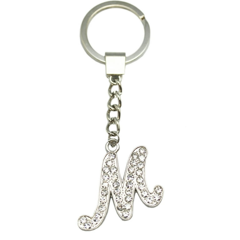 Letter M Key Ring Initial KeyRing