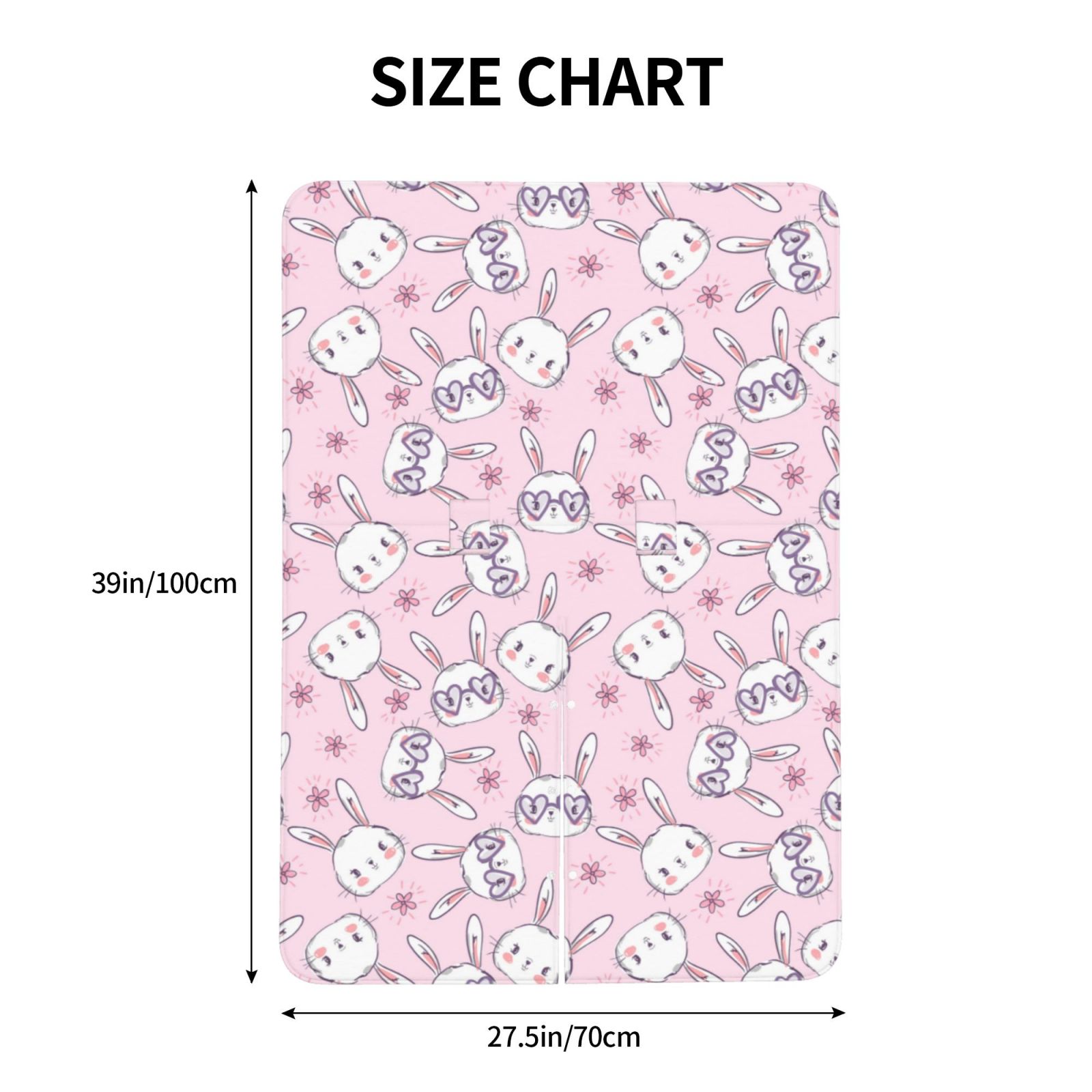 Naloa Cute Rabbit Flower Baby Car Seat Cover, Breathable Baby Carrier Cover, Multiuse Baby Carrier Cover & Nursing Breastfeeding Cover
