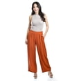 thumbnail image 1 of Pantalón de pierna ancha Roman Fashion Juvenil 9202 Chedron naranja oscuro M, 1 of 5