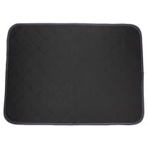 UPOUART Leakproof Black Dog Pad Washable Mat Comfortable Soft Surface
