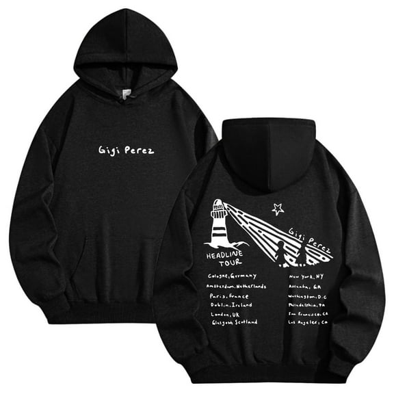 Gigi Perez Lighthouse Tour Hoodies Casual Sweatshirts Hip Hop Longsleeve Unisex Tops