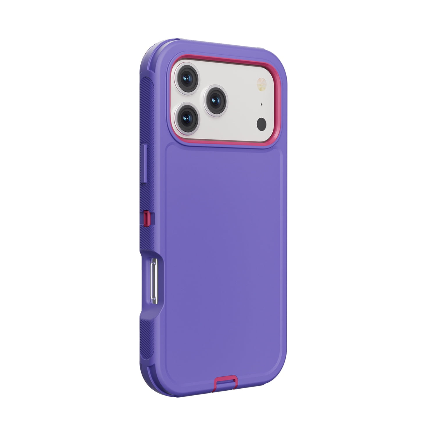 Duual Pro SecureFit Protective Case for iPhone 17 Pro - Purple & Pink
