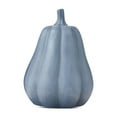 thumbnail image 3 of Clay Pumpkin Jack-o'-Lantern Tabletop Decor, Gray, 13", Fall Indoor by Way To Celebrate, 3 of 6