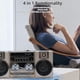 thumbnail image 3 of Radios Portátiles Am Fm, Radio Portátil De Banda Completa Con Altavoz Bluetooth RGB, De Sonido Transparente Para Jardín, Parque, Baño, 3 of 7