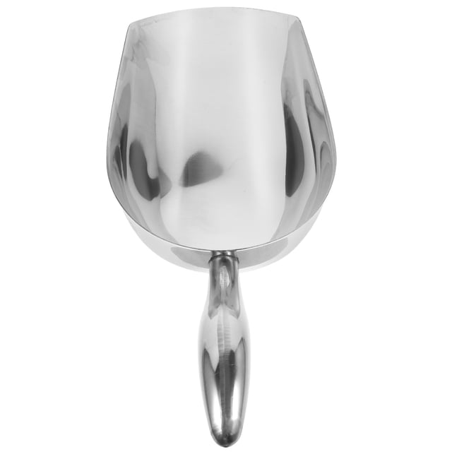 Pala de hielo de acero inoxidable Pala para hielo Pala de acero inoxidable Pala para alimentos Pala para almacenar alimentos