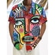 thumbnail image 2 of Camisas hawaianas de verano para hombre, camisetas de manga corta con botones coloridos y estampado 3D, camisa de playa de moda, camisa de vacaciones para uso diario, 2 of 4