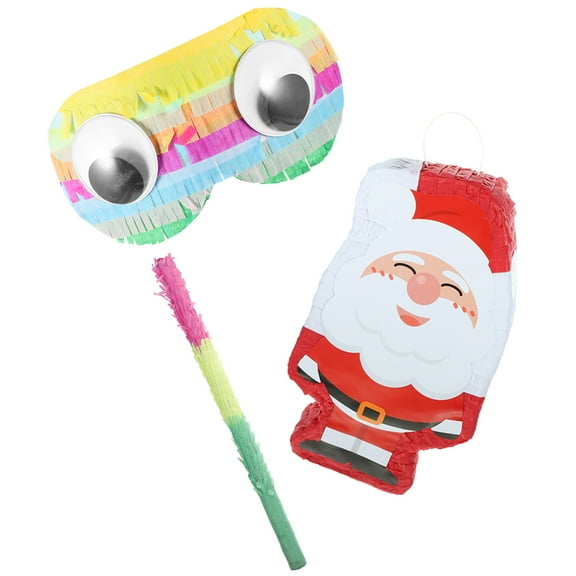 WHAMVOX 1Set Paper Santa Clause Figure Pinata as Christmas Party Prop