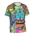 thumbnail image 3 of My Singing Monsters Men's Short-Sleeve T-Shirt Summer Casual Tee Top Breathable Crewneck T-Shirt Small, 3 of 7