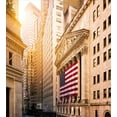 thumbnail image 3 of United States Duvet Cover Set, Famous Wall Street Building New York Stock Exchange with Flags Urban, Decorative 3 Piece Bedding Set with 2 Pillow Shams, Queen Size, Sand Brown Navy Red, by Ambesonne, 3 of 3