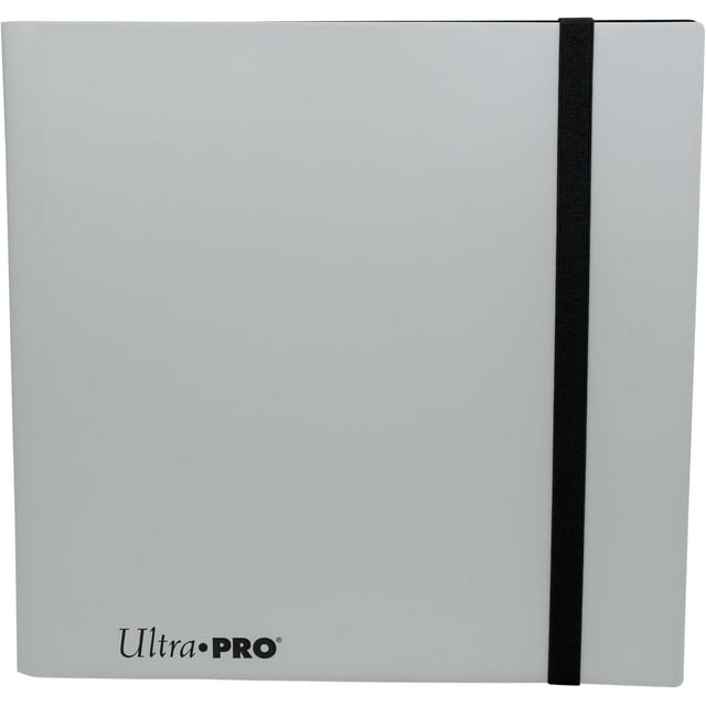 Ultra Pro - Eclipse 12-Pocket Arctic White PRO-Binder for 480 Cards Standard Size Cards, Protects Collectible Cards, Gaming Cards and Sports Cards In Ultra PRO Deck Protector Sleeves