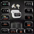 thumbnail image 2 of Touch Screen ANC Active Noise Cancelling Wireless Headphones TWS Earbuds Stereo Spatial Audio HIFI Headphones, 2 of 3