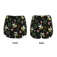 thumbnail image 4 of Disketp Bees Print Women's Shorts Workout Shorts for Athletic Gym Running Shorts with Phone Pockets Large, 4 of 8
