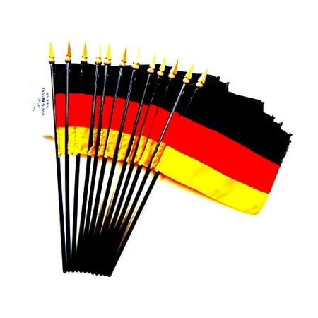 Box Of 12 Germany 4 X6 Miniature Desk Table Flags 12 American