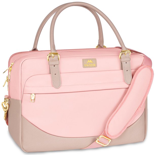 Funda para portátil MATEIN, grande, impermeable, 17 pulgadas, para mujer, rosa