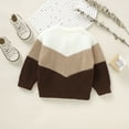 thumbnail image 6 of Fgnfyis Boys Knit Sweater Long Sleeve Warm Top for Fall and Winter Seasonal Comfort Wear Coffee 18-24 Months, 6 of 9