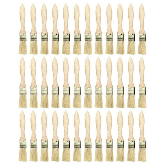 36 Pack of 1 Inch (24mm) Paint Brushes and Chip Paint Brushes for Paint Stains Varnish y20592