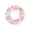 Pink, variant on Flower Arrangement Swim Ring Pink Peach Blossom Green Striped Daisy Inflatable Swimming Accessory Extra-Thick Anti-Roll PVC 75cm(Pink)