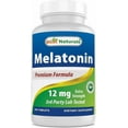 thumbnail image 2 of (2 pack) Best Naturals Melatonin 12 mg (1 Year Supply) - Drug-Free Nighttime Sleep Aid - Melatonin for Sleep and Relaxation, 365 Count (365 Count (Pack of 1)), 2 of 9