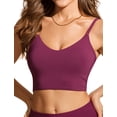 thumbnail image 1 of Top de Bikini CRZ YOGA Escote en V con Relleno Ajustable Fucsia XL, 1 of 6