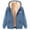 Navy, variant on Wancir Unisex Women's Fleece Hoodie Jacket Cozy Sherpa Lined Zip Up Warm Hoodie Sweatshirt Winter Fluffy Sweater Hooded Coat
