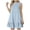 Light Blue, variant on Women's Summer Dresses Casual Loose Sleeveless Tshirt Sundress Ruffle Hem Tank Dress Beach Dress (Dark Green, M)