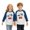 Blue, variant on Ruyang Boys Girls Cotton Long Sleeve Shirts Cartoon Print Color Block Casual Tops Kids Classic Crewneck Tees Fall Winter Outfits
