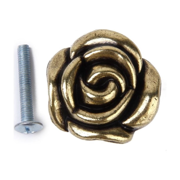 Tirador de puerta estilo vintage para muebles del hogar, cajones, armarios, tocadores, armarios, alacenas con tornillo. C
