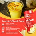 thumbnail image 6 of MTR Badam Drink Mix (500g, Pack of 1) – Premium Indian Almond Drink Powder with Cardamom & Saffron, Quick & Easy Preparation, Ideal for Desserts, No Preservatives Added, 6 of 6