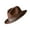 Dark camel, variant on Yokua Stage Performances Hat Sweatproof Hat Fisherman Hat for Everyday Elegances