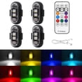 thumbnail image 1 of Luces LED estroboscópicas Elegance, 8 colores, USB, impermeables, 4 unidades, 1 of 8