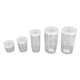 thumbnail image 3 of 5Pcs Airtight Food Storage Container Set Stackable Food Storage Canisters Plastic Jars with Lids for Storing Pasta Biscuits Nuts Coffee Beans Grains Blue, 3 of 5