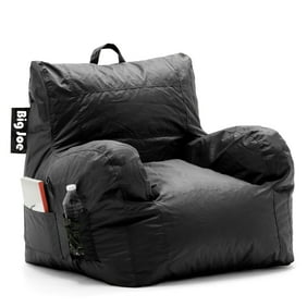 Big Joe Dorm Bean Bag Chair, Black SmartMax Fabric