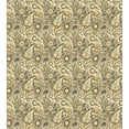 thumbnail image 3 of Ambesonne Paisley Duvet Cover Set, Flowers Stripes, Queen, Brown Black and White, 3 of 3