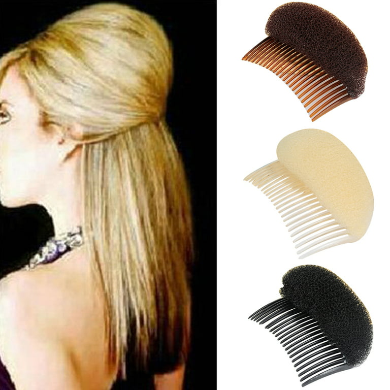 1/3PCS Volume Bump Inserts Hair Bases Styling Insert Braid Tool Hair Bump  Up Comb Clip Puffy Ponytail Insert Hair Comb Beehive Hair Styler Hair