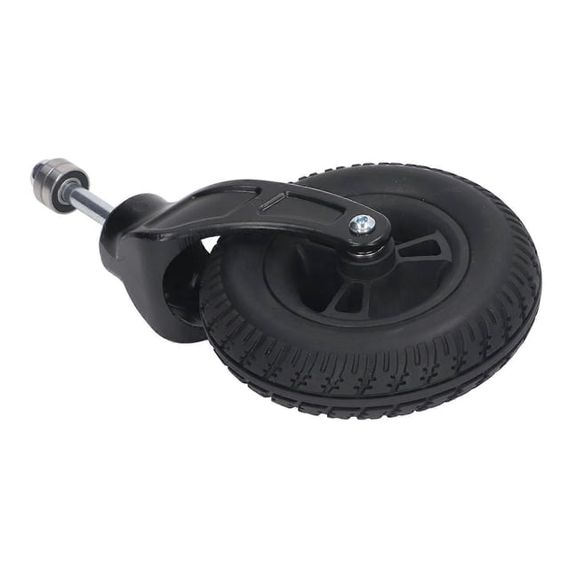 7 inch universal swivel caster, PU hub, PVC wheel, replacement front wheel for wheelchair, load capacity 120 kg