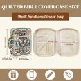 thumbnail image 7 of ZUXONGSY Navajo Aztec Wolf Print Bible Cover for Women Quilted Bible Carrier Large ChuZU Bag with Multiple Pockets Carrying Book Case for Essentials, 7 of 7