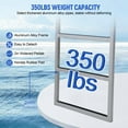 thumbnail image 6 of Ataucjin Aluminum Dock Ladder 4 Steps, Removable Boat Ladder 350lbs Load Capacity, Pontoon Ladder Pool Stairs with Nonslip Design for Marine Boarding Lake Pool Dock, 6 of 7