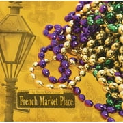 PARTY CREATIONS Masks of Mardi Gras 16 Ct Beverage Napkins 2 Ply Paper