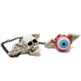 thumbnail image 1 of Teissuly Skeleton Car Pendants 2pcs Skull Pendant Skeleton Car Accessories Outdoor Decorations Outdoor Wall Hanging Decor Funny Skeleton Hanger Halloween Props Horror Teissuly WER202310060591, 1 of 9
