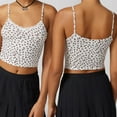 thumbnail image 5 of JYYYBF Women's Summer Slim Camisole Sleeveless V Neck Floral Print Cami Tops Nightwear Sleepwear, 5 of 6