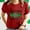 Red, variant on ZZwxWA St. Patrick's Day Shirts for Women Shamrock Heart Graphic Tees St Patty's T-Shirt Irish Tops