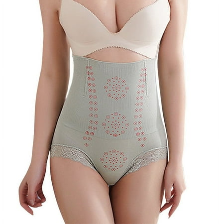 MoneRffi Restoration Shaper Wear Tummy Control Women Body Shaper Slim Panties Underwear High Waist Shapewear M/L/XL/2XL/3XL/4XL Flat Belly Panties Ladies Panty Lace Breathing Comfort Briefs
