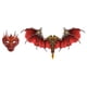 thumbnail image 2 of de máscara de ala para disfraz de Halloween de dragón para adultos, duradero, cómodo de llevar Rojo jinwen Disfraz de juego de simulación, 2 of 8