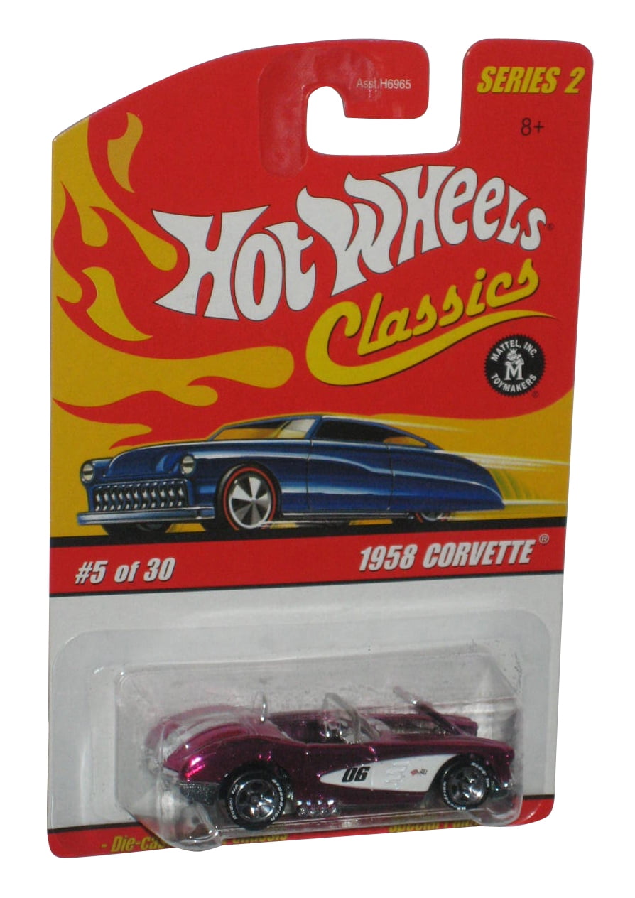 Hot Wheels Classics Series 2 #5 1958 Corvette Spectraflame Purple 